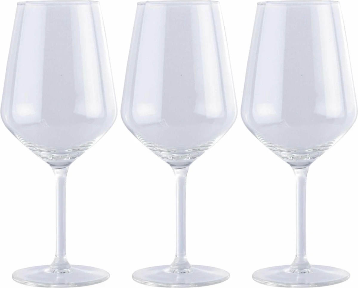 Alpina Rode Wijnglazen - 530 Ml - Hoogte 22 Cm - 6 Stuks 1 Alpina Rode Wijnglazen - 530 Ml - Hoogte 22 Cm - 6 Stuks