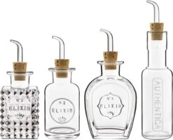 Luigi Bormioli Olie/azijnset Elixir 12.5 Cl - 4-delig -Tafelwaren Verkoop 1200x967 6