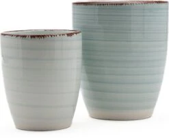 Koffiekopjes - Ocean Blue - Koffiebeker - Unieke Kleuren - Blauw - Set Van 12 Kopjes (ook Los Verkrijgbaar) - 160ML En 340ML - Porselein - Hip En Trendy -Tafelwaren Verkoop 1200x975 1