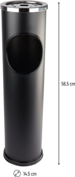 Orange85 Staande Asbak - Voor Buiten - Rookzuil - Peukenzuil - Zwart - 14,5cmx56,5 Cm – Ijzer - Rookpaal - Asbakzuil 10 Orange85 Staande Asbak - Voor Buiten - Rookzuil - Peukenzuil - Zwart - 14,5cmx56,5 Cm – Ijzer - Rookpaal - Asbakzuil -Tafelwaren Verkoop 511x1200 2