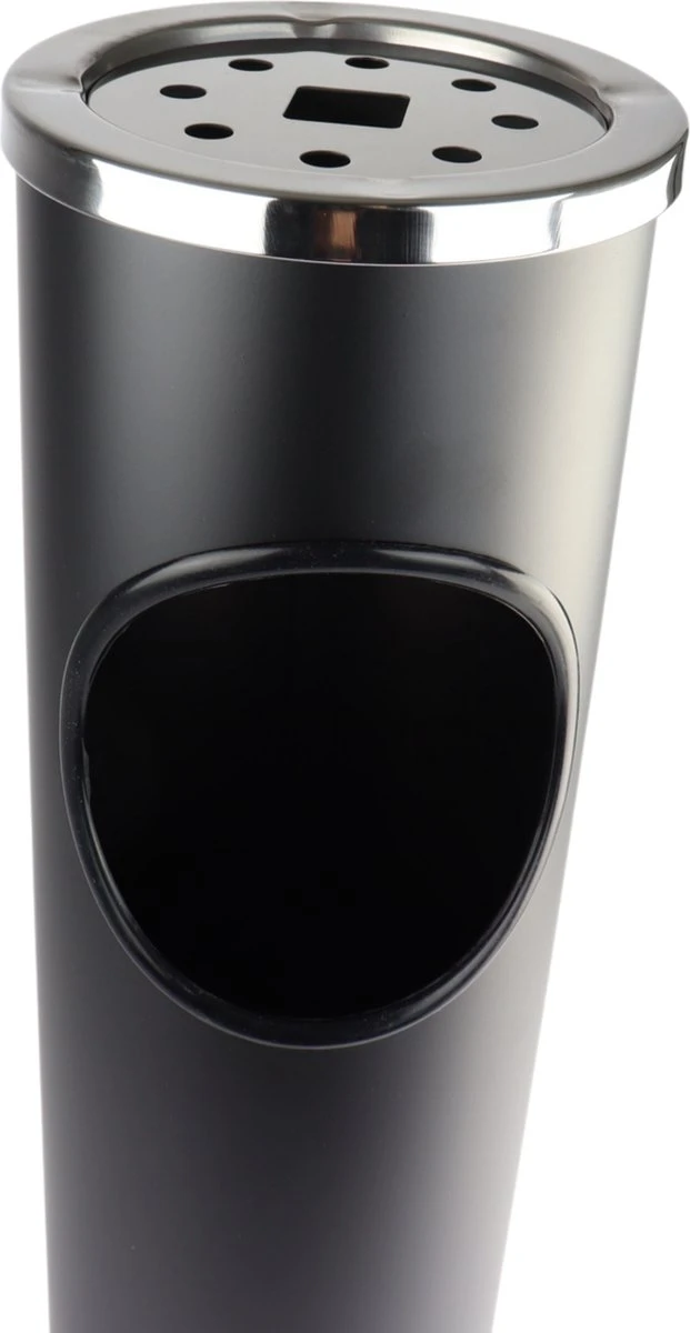 Orange85 Staande Asbak - Voor Buiten - Rookzuil - Peukenzuil - Zwart - 14,5cmx56,5 Cm – Ijzer - Rookpaal - Asbakzuil 2 Orange85 Staande Asbak - Voor Buiten - Rookzuil - Peukenzuil - Zwart - 14,5cmx56,5 Cm – Ijzer - Rookpaal - Asbakzuil - Afbeelding 2