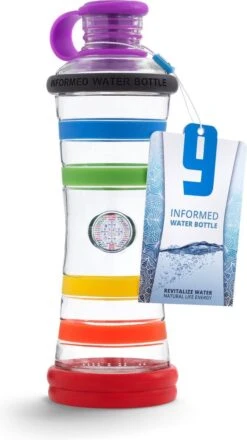 I9 Waterfles Chakra - Water Drinken In Haar Puurste Vorm - Kraanwater Omzetten In Zuiver Bronwater! SALE
