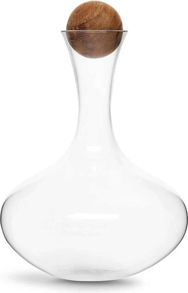 Sagaform - Nature - Wijn Karaf Met Eiken Stopper 7 Sagaform - Nature - Wijn Karaf Met Eiken Stopper - Afbeelding 7