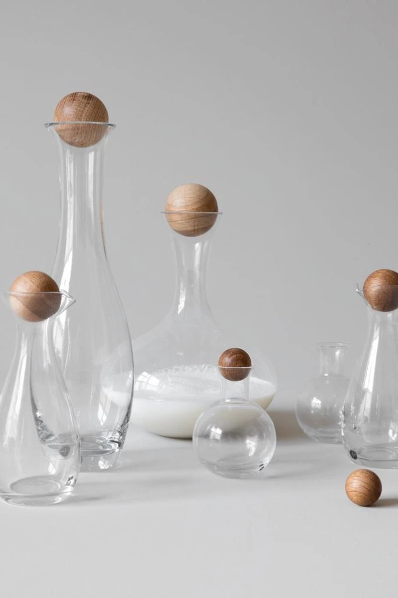 Olie- En Azijnstel - Oval Oak - Sagaform 4 Olie- En Azijnstel - Oval Oak - Sagaform - Afbeelding 4