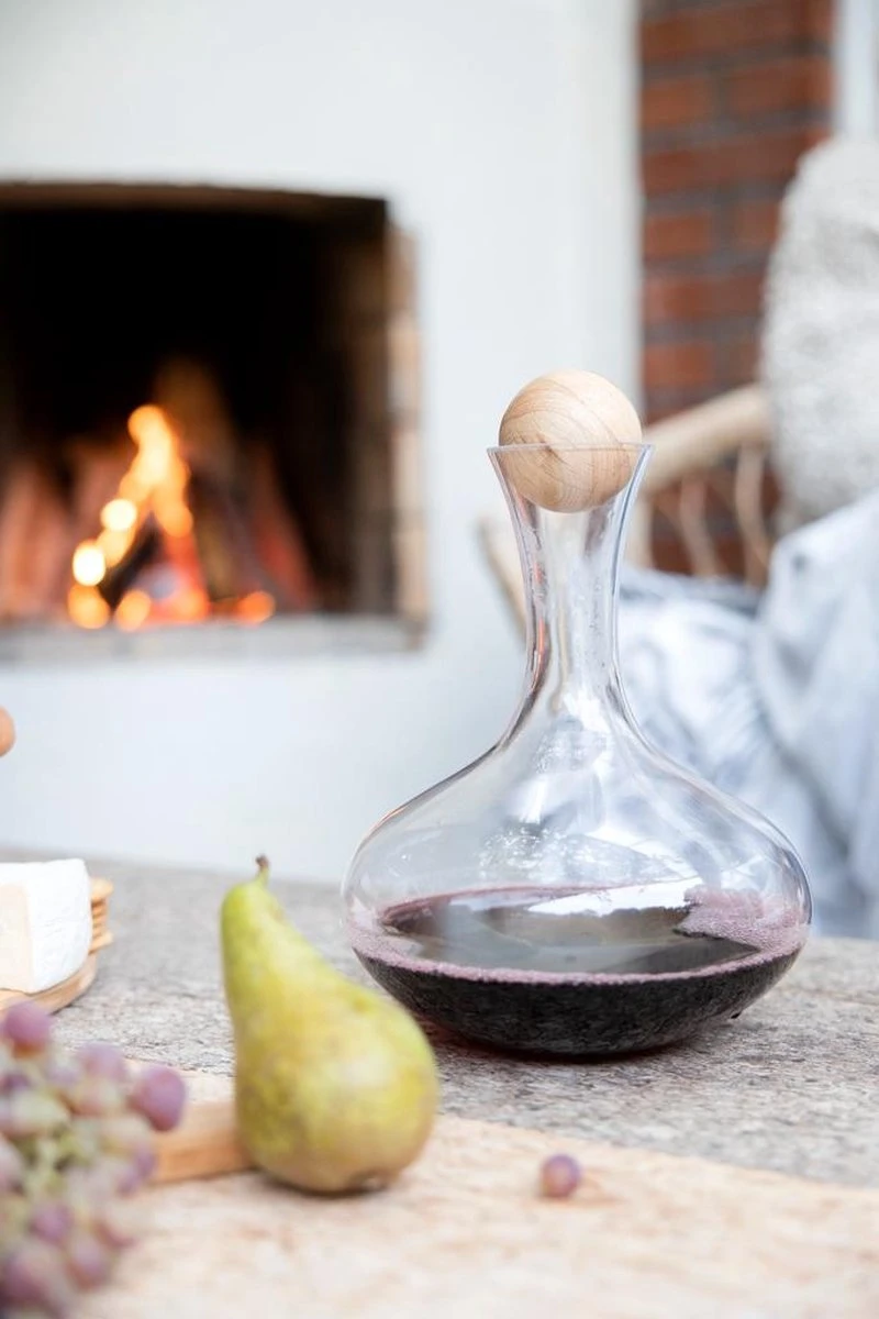 Sagaform - Nature - Wijn Karaf Met Eiken Stopper 10 Sagaform - Nature - Wijn Karaf Met Eiken Stopper - Afbeelding 10