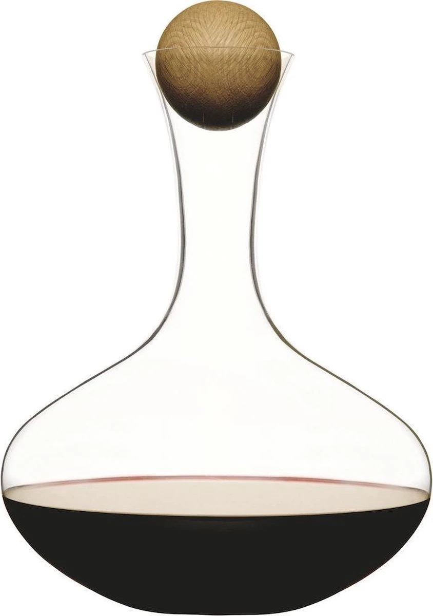 Sagaform - Nature - Wijn Karaf Met Eiken Stopper 9 Sagaform - Nature - Wijn Karaf Met Eiken Stopper - Afbeelding 9