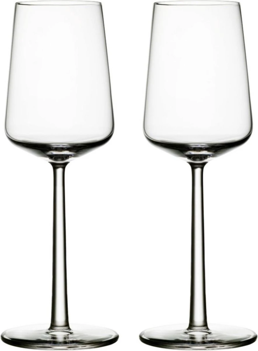 Iittala Essence - Wijnglazen Witte Wijn – Vaatwasserbestendig - Transparant - 33 Cl – Set Van 2 Glazen 1 Iittala Essence - Wijnglazen Witte Wijn – Vaatwasserbestendig - Transparant - 33 Cl – Set Van 2 Glazen