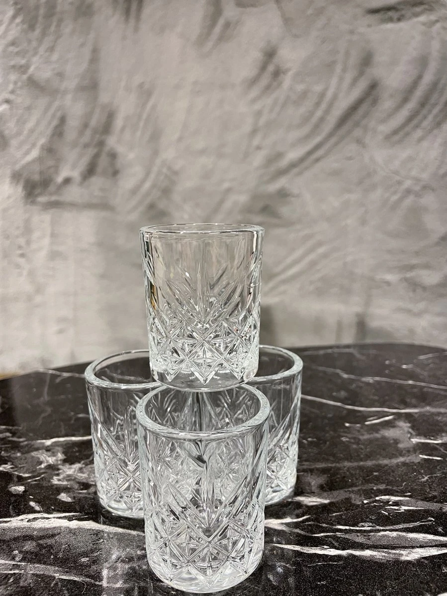 Pasabahce Timeless Shotglazen - 62 Ml - 4 Stuks 2 Pasabahce Timeless Shotglazen - 62 Ml - 4 Stuks - Afbeelding 2