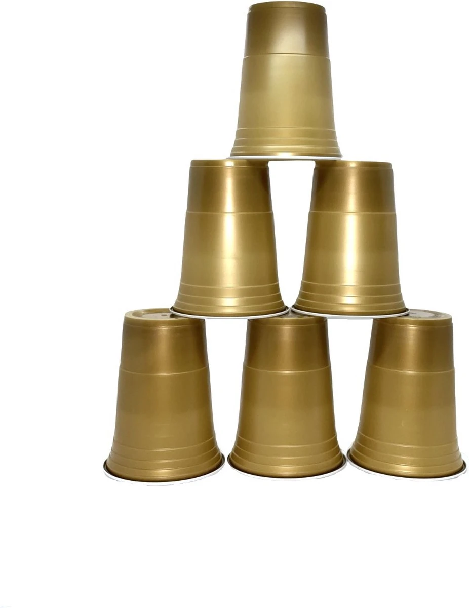 Merkloos Gold Cups - 50stuk(s) - 475ml - Party Cups - Drankspel - Beerpong Bekers - Beerpong - Plastic Bekers 3 Merkloos Gold Cups - 50stuk(s) - 475ml - Party Cups - Drankspel - Beerpong Bekers - Beerpong - Plastic Bekers - Afbeelding 3