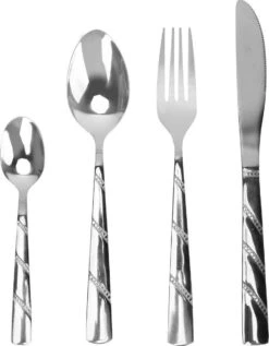 Swiss Pro+ - Bestekset - 12 Persoons - 72-delig - Luxe Opbergkoffer - 18/10 - Premium - Zilver -Tafelwaren Verkoop 936x1200