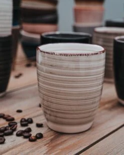 Koffiekopjes - Industrieel Grijs - Koffiebeker - Unieke Kleuren - Set Van 12 Kopjes (ook Los Verkrijgbaar) - 160ML En 340ML - Porselein - Hip En Trendy -Tafelwaren Verkoop 960x1200 2